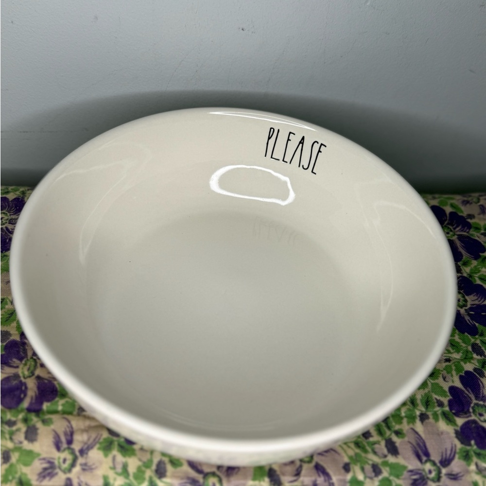 Rae Dunn Pasta Bowl Seconds Please - Picture 3 of 8